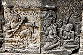 Prambanan - Ramayana reliefs of Shiva Temple. 